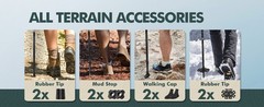 Walking Sticks,Trekking Poles Collapsible Hiking Poles,Lightweight Folding