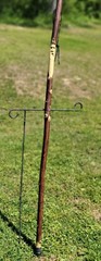 “Hand Carved Walking Stick – Bearded Man Face – Rustic Wood Staff – Handmade