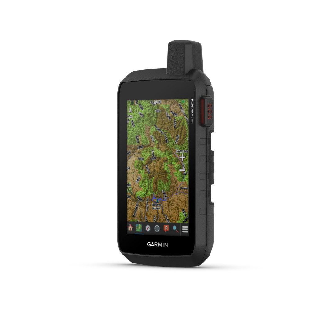 Garmin Montana 750i, Handheld GPS Touchscreen w/Topo Maps 010-02347-00