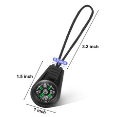 BBTO 100 Pieces Mini Survival Compass Outdoor Camping Hiking Pocket Compass L…