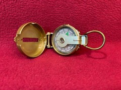 Lensatic Engineer Metal Flip Liquid Compass Japan
