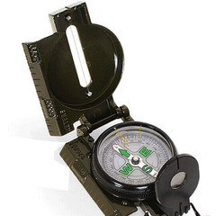 Professional Metal Lensatic Compass Military Style Aluminum Housing Floating Lum