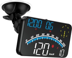 Medidor Hud Gps Electromecanico 5.5 Pulgadas Velocidad Altitud Brujula