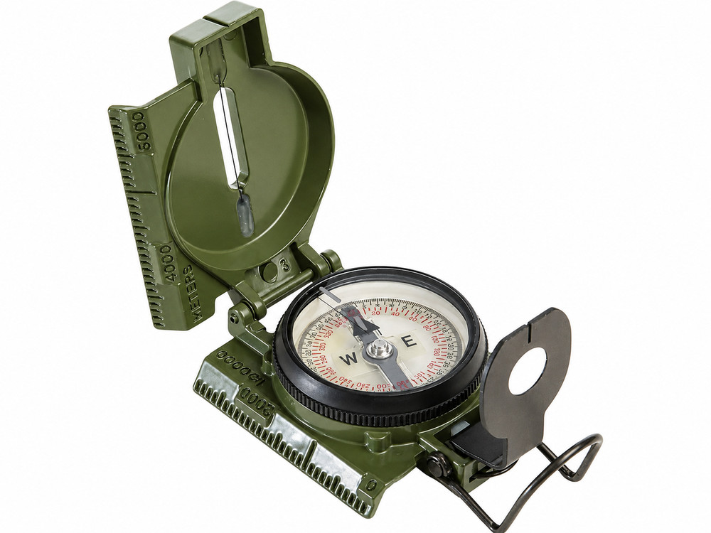 Cammenga 3H Tritium Lensatic Compass Waterproof Military Hiking Survival w/Pouch