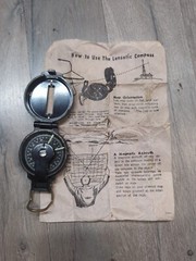 Vintage Engineer Lensatic Directional Compass 2″ Made in Taiwan. Z5