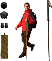 Sassafras Wood Adjustable Detachable Trekking Pole – 1pc Pack