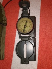 Antique U.S. Engineer Corps Compass And Map Reader Magnifier