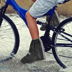 Waterproof Leg Gaiters with Reflective Strips for Shoe and Foot Protection