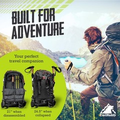 NWT TrailBuddy 7075 Aluminum Trekking Poles