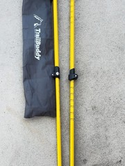 Set of Trail Buddy Trekking Poles 105-135CM Yellow W/Bag – 86