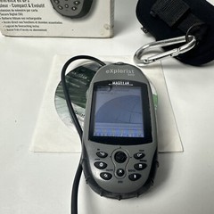 Magellan eXplorist 500LE Handheld GPS Geocaching Hiking Boating boxed bundle