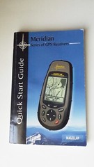 Magellan Meridian Quick Start Guide 2001 book good shape (#164)