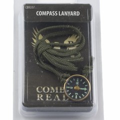 Combat Ready Compass with Neck Lanyard OD Green Lanyard Glow in the Dark