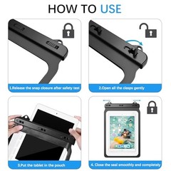 Universal iPad Waterproof Case Dry Bag Pouch for iPad Pro 12.9″ 12.9inch