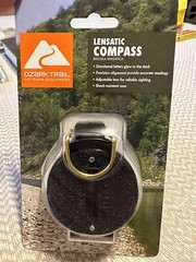 Ozark Trail Lensatic Compass, Black, Model 5093-NEW SEALED!!!!!!