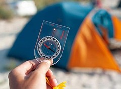 Boy Scout Orienteering Hiking Compass – Kids, Waterproof & Style R