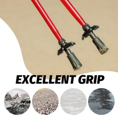 6 PCS Walking Stick Caps Trekking Pole Tips Rubber Hiking Walking Stick Tips for