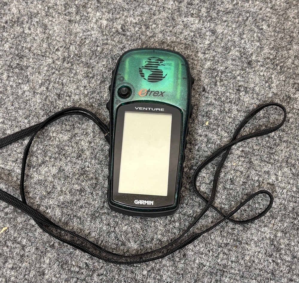 Garmin etrex Venture Portable Handheld Pocket GPS Green Hiking Backpacking