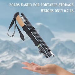FireHiking Walking Trekking Poles Ultralight 7075 Aluminum Foldable Hiking Poles