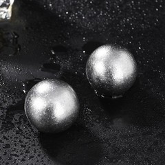 Pure Titanium Round Stones 4x4x4cm for For whiskey Beer Cocktail Cooling