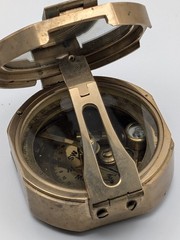 Stanley London Brass Prismatic Compass Clinometer Sine Table Survey