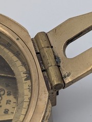 Stanley London Brass Prismatic Compass Clinometer Sine Table Survey