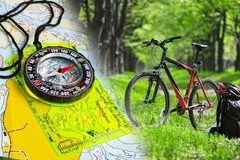 Professional Orienteering Compass for Accurate Navigation – Green/Orange