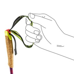 LEKI Neotrail Pro FX.One Superlite Bright Red/Violet/Neon Yellow Trail Poles