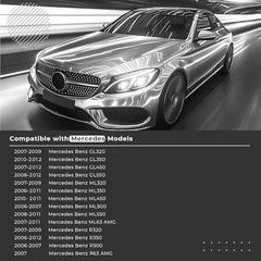 Front Suspension Control Arm Kit Compatible with 2007-2012 Mer-cedes GL320