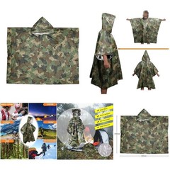 Compact Foldable Design Outdoor Raincoat Adult Size Fit Lightweight Design