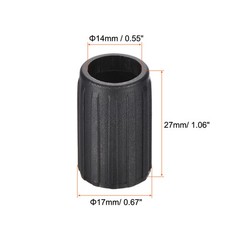 6Pcs 14mm Trekking Pole Tips Accessories Walking Stick Protector Replacement