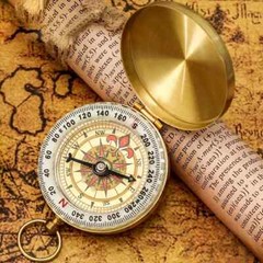 G50 Multifunctional Metal Compass: Glow In The Dark