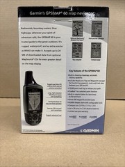 Garmin GPSMAP 60 Handheld GPS Navigator Bundle USB Cable City Navigator Tested