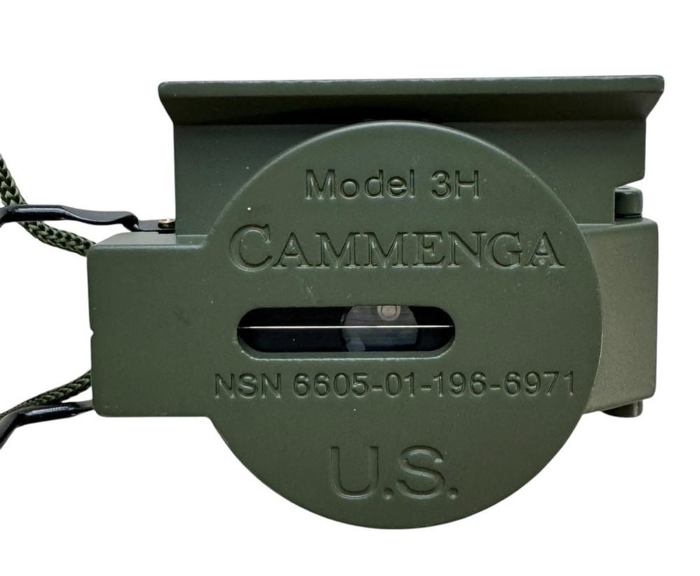 Cammenga Model 3H Tritium Lensatic Compass Olive Drab US Military Issue