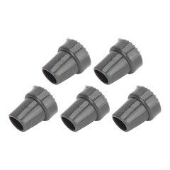 5PCS 22mm Single Angle Cane Tips Imitation Tire Texture Preservative