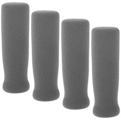 4 Pcs Cane Handle Cover Elderly Man Grip Replacement Grey Covers