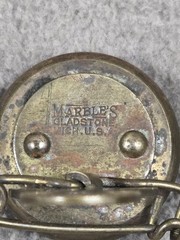 Vintage Marble’s Gladstone Michigan Pocket Compass Brass (Non-Working)
