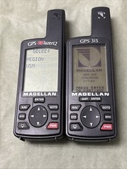 Magellan Hand Held GPS Blazer12 & 315 Hiking, Fishing, Boating Location