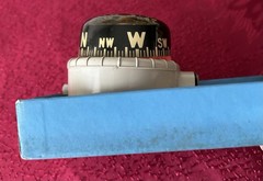 RARE Vintage Taylor Compass With Box #2957 Auto Boat Plane Used