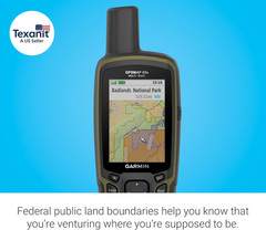 GPSMAP 65S, Button-Operated Handheld with Altimeter and Compass, Expanded Satell