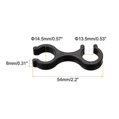 2Pcs Trekking Pole Clips Walk Stick Accessories Double Rod Buckle Connector