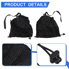 Waterproof Ankle Gaiters for Hiking with Replaceable Sole Straps and Stretch