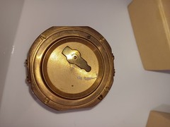 Vintage Brass Natural Sine Compass with mirror – Made in India Broken Mirror