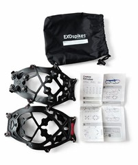 Kahtoola EXOspikes Traction Device for Shoes Small, plus Black Carry Bag