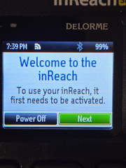 DeLorme inReach SE Satellite Communicator Model INRCH20 Handheld GPS Transmitter