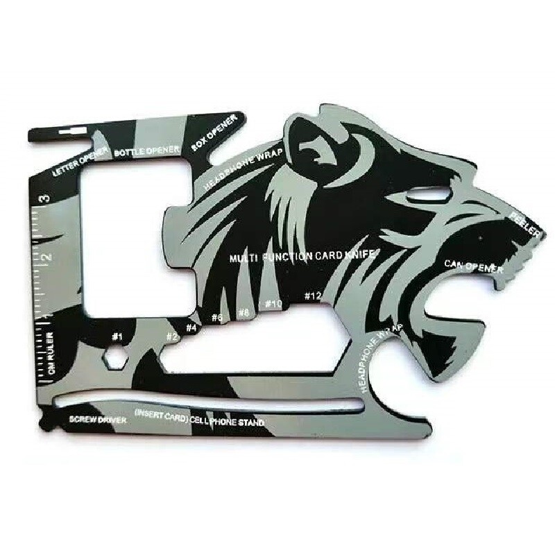 Lion Multi-Tool 18 IN 1 – Edc for Wallet Outdoor Survival Emergency