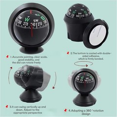 Car Compass, Night Vision Electronic Digital Compass, Direction Guidance for …