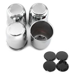 4Pcs 3.19 inch Trailer Wheel Center Caps Truck Trailer RV SUV Wheels Rims, Ca…