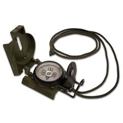 Scout™ Lensatic Compass – Traditional Phosphorescent Military Style with Nylon C