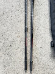 Set of Underwood Aggregator Aluminum Anti Shock Trekking Poles 105-135CM . 10W